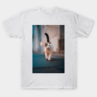 Walking Cat Pet Animal T-Shirt